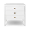 Hara Accent Table – 3 Drawer Dresser – White
