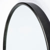 Agatha Arch Wall Mirror Black Metal