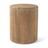 TERRA FLUTED ROUND SIDE TABLE (2 Colour Options)