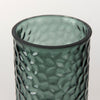 Jolene Green Pebbled Glass Vases
