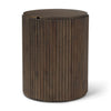 TERRA FLUTED ROUND SIDE TABLE (2 Colour Options)