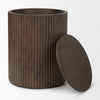 TERRA FLUTED ROUND SIDE TABLE (2 Colour Options)