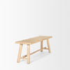 SEKOU LIGHT BROWN WOODEN BENCH