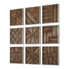 BRYNDLE SQUARES WOOD WALL DECOR