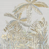 10022 Tropical Foliage & Floral Mural -Wallpaper