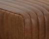 LEWIN LEATHER OTTOMAN - RECTANGLE