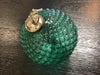 Teal Vintage Glass Ornament