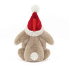 Jellycat-Bashful Christmas Bunny Decoration
