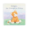 Jellycat-Ginger, the Courageous Kitten Book