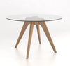 Canadel Downtown Round Glass Table