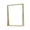 Gaia 28" x 35" Wood Framed Mirror