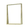 Gaia 28" x 35" Wood Framed Mirror