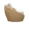 Coastal Wicker Outdoor Club Chair