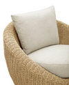 Coastal Wicker Outdoor Club Chair