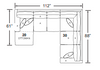 Embark 2541 Sectional with Reversible Chaise
