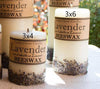 Lucky Clover Beeswax Lavender Candles