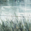 Mere Pond Lake 60x40 Hand Painted on Wood Oil Painting