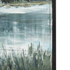 Mere Pond Lake 60x40 Hand Painted on Wood Oil Painting