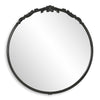 ORNATE SATIN BLACK 30" MIRROR