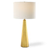 Salt & Light Brass Hexagon Gold Ceramic Table Lamp