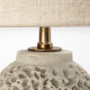 Mariam Beige Coral-Inspired Base Table Lamp