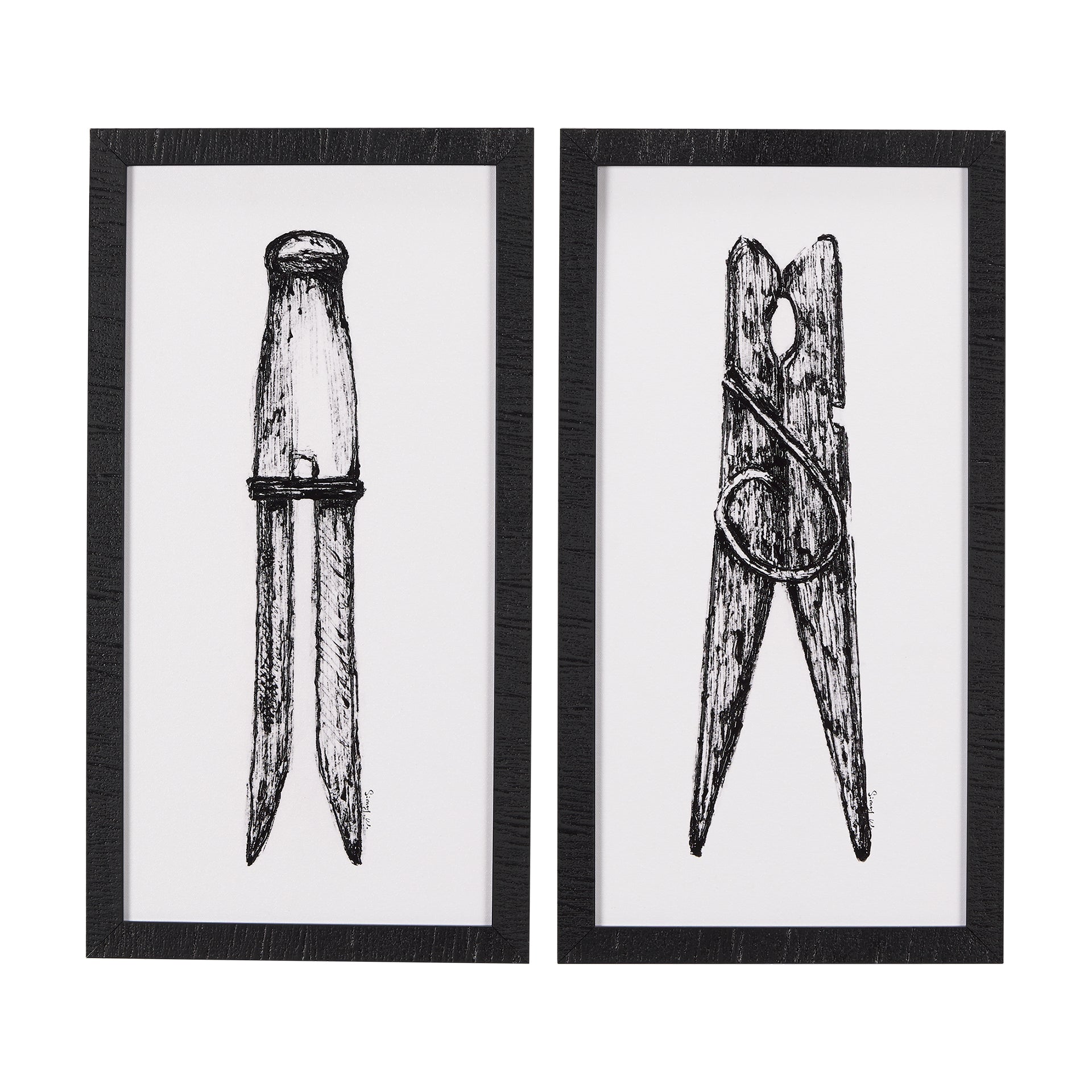 Vintage Clothes Peg Art Mason’s Cloverdale Home Furnishings