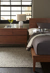 West Bros Serra Walnut Platform Bed