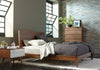 West Bros Serra Walnut Platform Bed