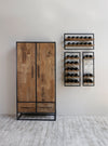 WALL HANGING WINE RACK 15 BOTTLES