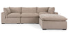 Decor-Rest 2660 Austin "Cloud" sectional