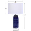 Reverie Blue Ceramic Table Lamp
