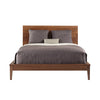 West Bros Serra Walnut Platform Bed