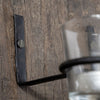 BURLINGTON RECLAIMED WOOD 10 METAL RING WALL CANDLE HOLDER