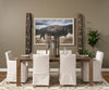BURLINGTON RECLAIMED WOOD 10 METAL RING WALL CANDLE HOLDER