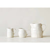 Stoneware 64 oz. Pitcher White