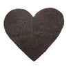 Heart Shaped Rug-Braided Jute and Cotton