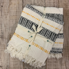 Union - Gray & Yellow Cotton Throw Blanket 50" x 60"