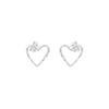 Ever Open Heart Stud Earrings