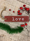 Painted Wood Christmas Ornaments