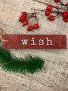 Painted Wood Christmas Ornaments