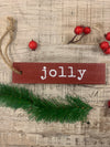 Painted Wood Christmas Ornaments