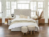 Jolie Queen Bed – Light Grey