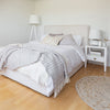 Julia King Bed - Cream