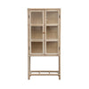 Rattan and Glass Cabinet