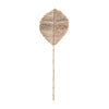 60"H Handmade Natural Raffia Anahaw Leaf Shape