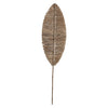 63" H Handmade Natural Raffia Banana Leaf Shape