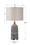 Ceramic Gray Wash Table Lamp